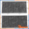 Filtre d'habitacle à charbon pour BMW | FCF-BM-024C, 4621-ACC